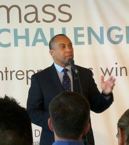 Deval Patrick Speaks at MassChallenge